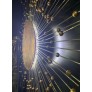 RJ2013 New Sculpture Bronze Sunburst Wall or Ceiling Lamp