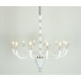 AM6680 WHITE MURANO GLASS CHANDELIER
