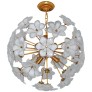 IQ2847 GILT BRASS CHANDELIER