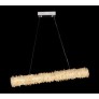 IQ2850 GEODE QUARTZ ROCK CRYSTAL LINEAR LED CHANDELIER