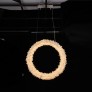 IQ2852 CLEAR GEODE QUARTZ CRYSTAL PENDANT