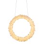 IQ2852 CLEAR GEODE QUARTZ CRYSTAL PENDANT