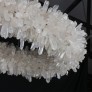 IQ2853 OVAL CLEAR GEODE QUARTZ CRYSTAL CHANDELIER