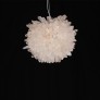 IQ2855 CLEAR GEODE QUARTZ CRYSTAL CHANDELIER BALL