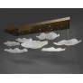 IQ2873 7 GLASS CLOUD CHANDELIER