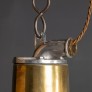 IQ2881 DANISH PAIR OF BRASS CARGO SHIP LIGHTS
