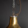 IQ2881 DANISH PAIR OF BRASS CARGO SHIP LIGHTS