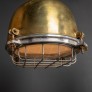 IQ2881 DANISH PAIR OF BRASS CARGO SHIP LIGHTS