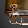 IQ2881 DANISH PAIR OF BRASS CARGO SHIP LIGHTS