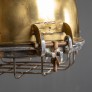 IQ2881 DANISH PAIR OF BRASS CARGO SHIP LIGHTS