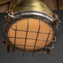 IQ2881 DANISH PAIR OF BRASS CARGO SHIP LIGHTS