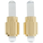 IQ2934 LUCITE GOLD WALL LIGHTS