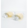 IQ2934 LUCITE GOLD WALL LIGHTS