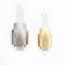 IQ2934 LUCITE GOLD WALL LIGHTS