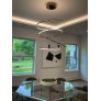 IQ3027 LED SWIRL CHANDELIER