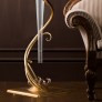 CJ103 GOLD FLOOR LAMP
