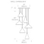 IQ3436 SWELL CHANDELIER SUSPENSION