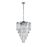IQ3483 1484 10 LIGHTS CHROME SUSPENSION LAMP