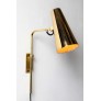 IQ3628 1950S PAAVO TYNELL MODEL BRASS WALL LIGHTS FOR TAITO, OY