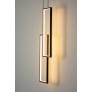 IQ3689 MODERN MINIMALIST RECTANGULAR LED STAIRCASE CHANDELIER