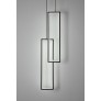 IQ3689 MODERN MINIMALIST RECTANGULAR LED STAIRCASE CHANDELIER