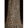 IQ3712 VERY FINE GILT BRONZE & CRYSTAL "BASKET" CHANDELIER BY BACCARAT
