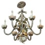 IQ3729 MID CENTURY HAND MADE SEASHELL ENCRUSTED CHANDELIER
