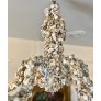 IQ3752 PALM BEACH STYLE SEASHELL SHELL ENCRUSTED 6 ARM CHANDELIER