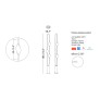 IQ3857 IL PEZZO 12 FLOOR LAMP