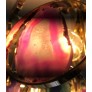 IQ3864 MULTI COLOR AGATE SLICE CHANDELIER WITH BRASS ENCLOSURE