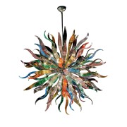 IQ3930 LARGE MULTICOLORED DALIA CHANDELIER