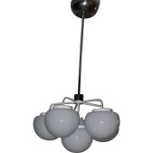 IQ3978 PAIR OF VINTAGE CHANDELIERS