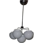 IQ3978 PAIR OF VINTAGE CHANDELIERS