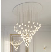 IQ3980 ELEGANT PROJECT CHANDELIER MAGNOLIA FLOWER