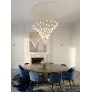 IQ3980 ELEGANT PROJECT CHANDELIER MAGNOLIA FLOWER
