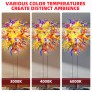 IQ4037 CHIHULY STYLE BLOWN GLASS CHANDELIER MULTI COLORS