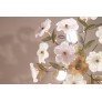 IQ4041 MURANO VINTAGE CEILING LIGHT PINK AND WHITE FLOWERS