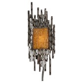 IQ4042 PAIR OF BRUTALIST SCONCES IN THE MANNER OF PAUL EVANS