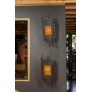 IQ4042 PAIR OF BRUTALIST SCONCES IN THE MANNER OF PAUL EVANS