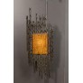 IQ4042 PAIR OF BRUTALIST SCONCES IN THE MANNER OF PAUL EVANS