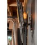 IQ4042 PAIR OF BRUTALIST SCONCES IN THE MANNER OF PAUL EVANS
