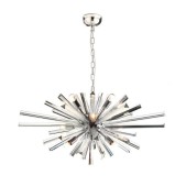 IQ4044 SPUTNIK CHANDELIER MURANO GLASS TRANSPARENT