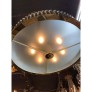 IQ4048 MODERN MURANO GLASS AND BRASS CHANDELIER