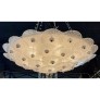 IQ4052 MODERN MURANO GLASS MULTI DISC FLUSH MOUNT CHANDELIER