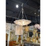 IQ4052 MODERN MURANO GLASS MULTI DISC FLUSH MOUNT CHANDELIER