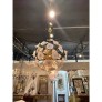 IQ4054 MURANO GLASS AND BRASS SPUTNIK CHANDELIER