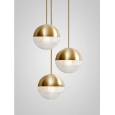  IQ4068 LITTLE LENS FLAIR CHANDELIER 3-PIECE