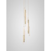 IQ4074 HAIL 3 LIGHT SHORT, 3 PIECE CHANDELIER