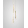 IQ4074 HAIL 3 LIGHT SHORT, 3 PIECE CHANDELIER