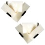 IQ4135 'FLY 2' ALABASTER SCONCE IN THE MANNER OF PIERRE CHAREAU